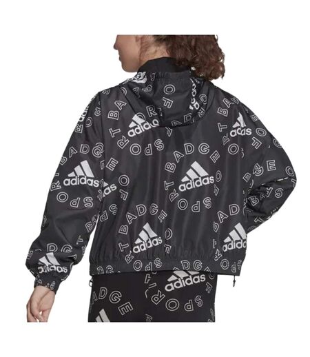 Veste noire femme adidas bluv - l