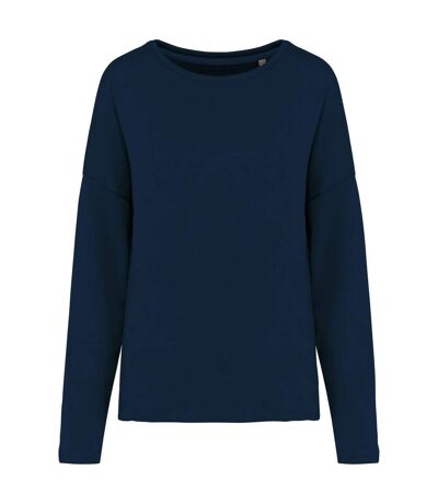 Sweat femme bleu marine Kariban