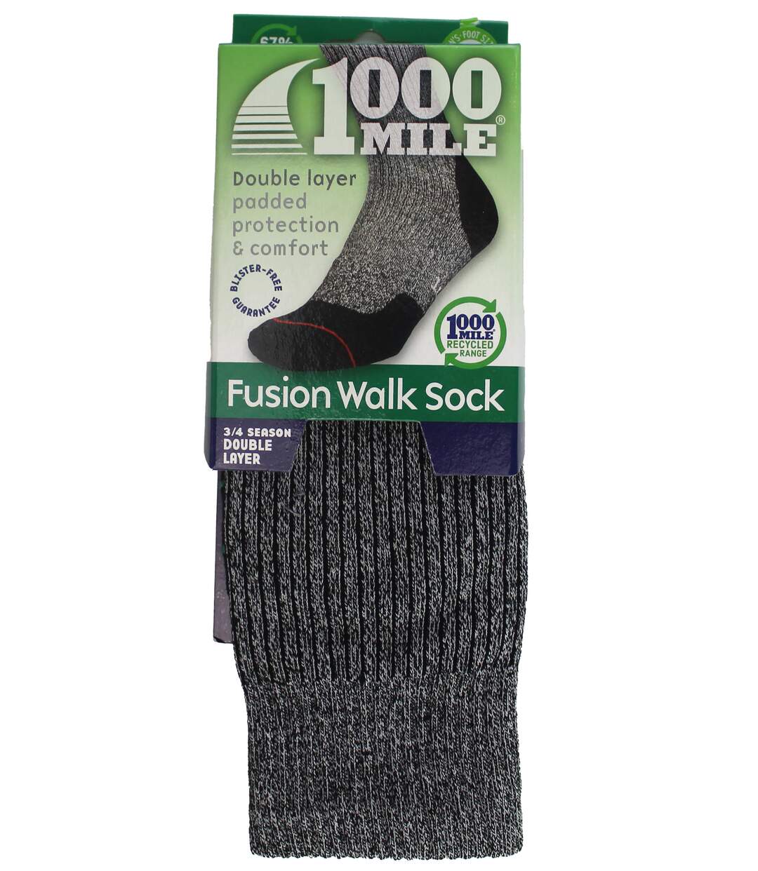 Chaussettes double couche Fusion Repreve pour hommes