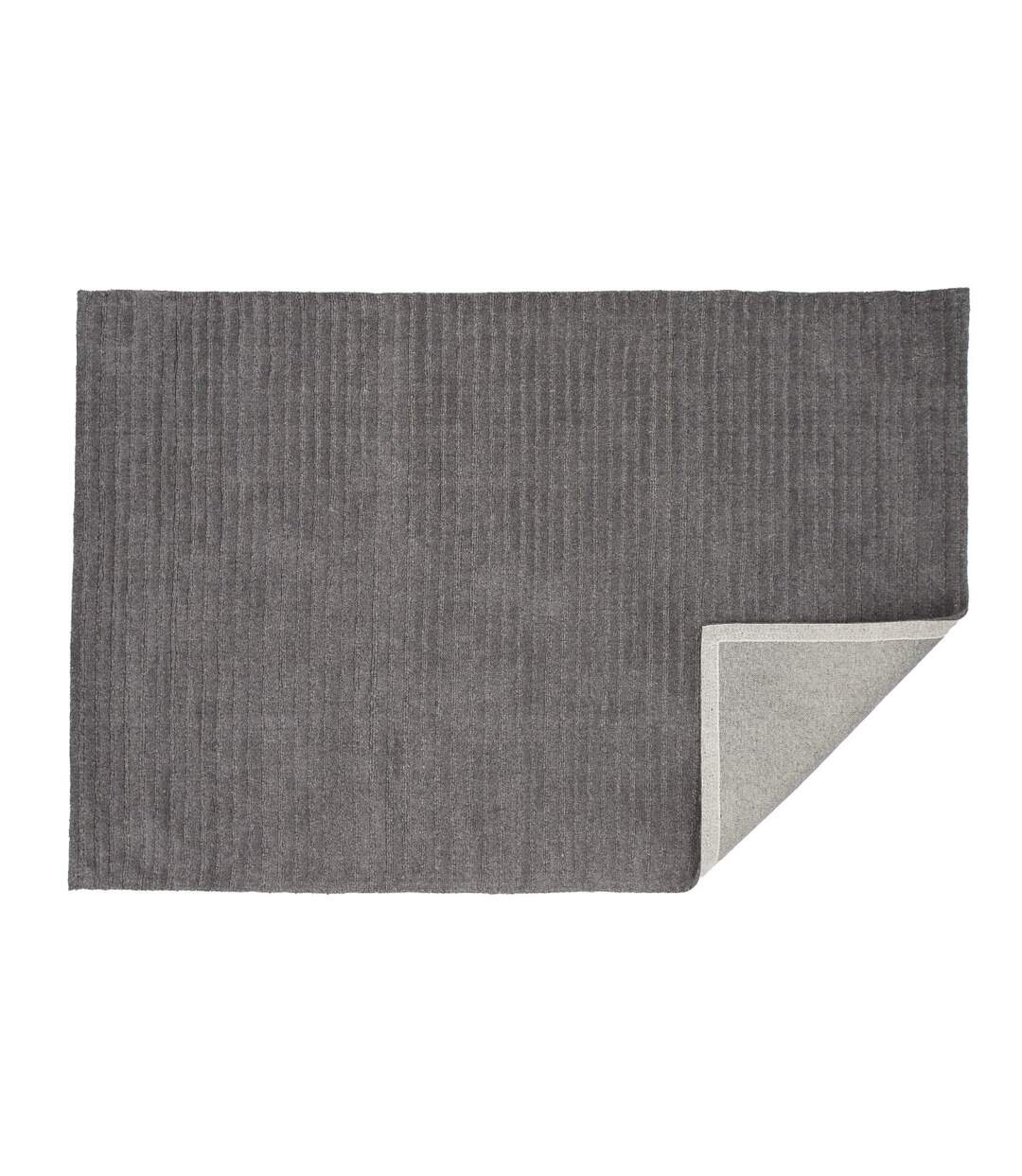Tapis Déco en Laine Milton 202x300cm Gris Foncé-2