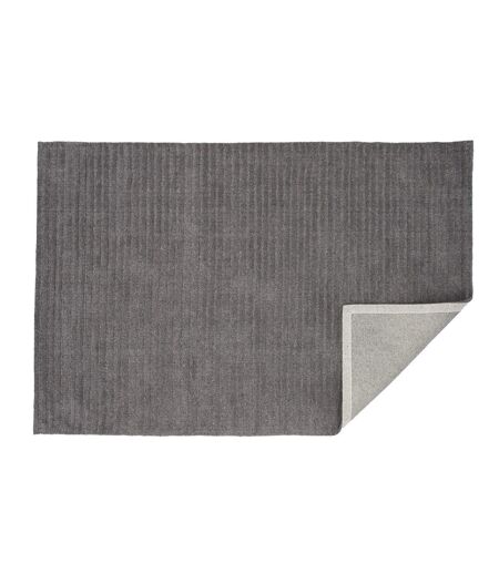 Tapis Déco en Laine Milton 202x300cm Gris Foncé