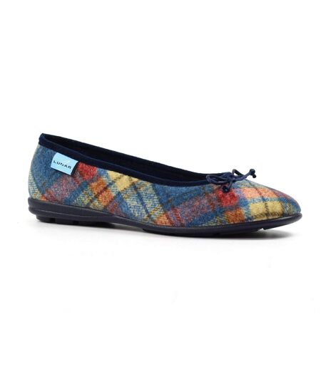 Chaussons Brie Femme Bleu Lunar