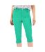 Pantacourt Corsaire Vert Femme TBS SANTACOR - 36