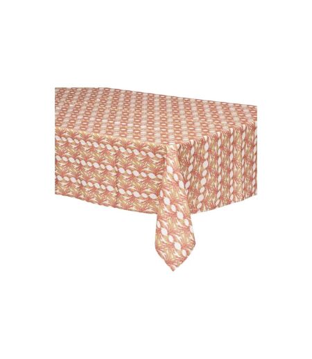 Nappe Antitache à Motifs Zélie 140x240cm Terracotta