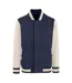 Mens Premium Varsity Jacket Navy Off White HRM-1