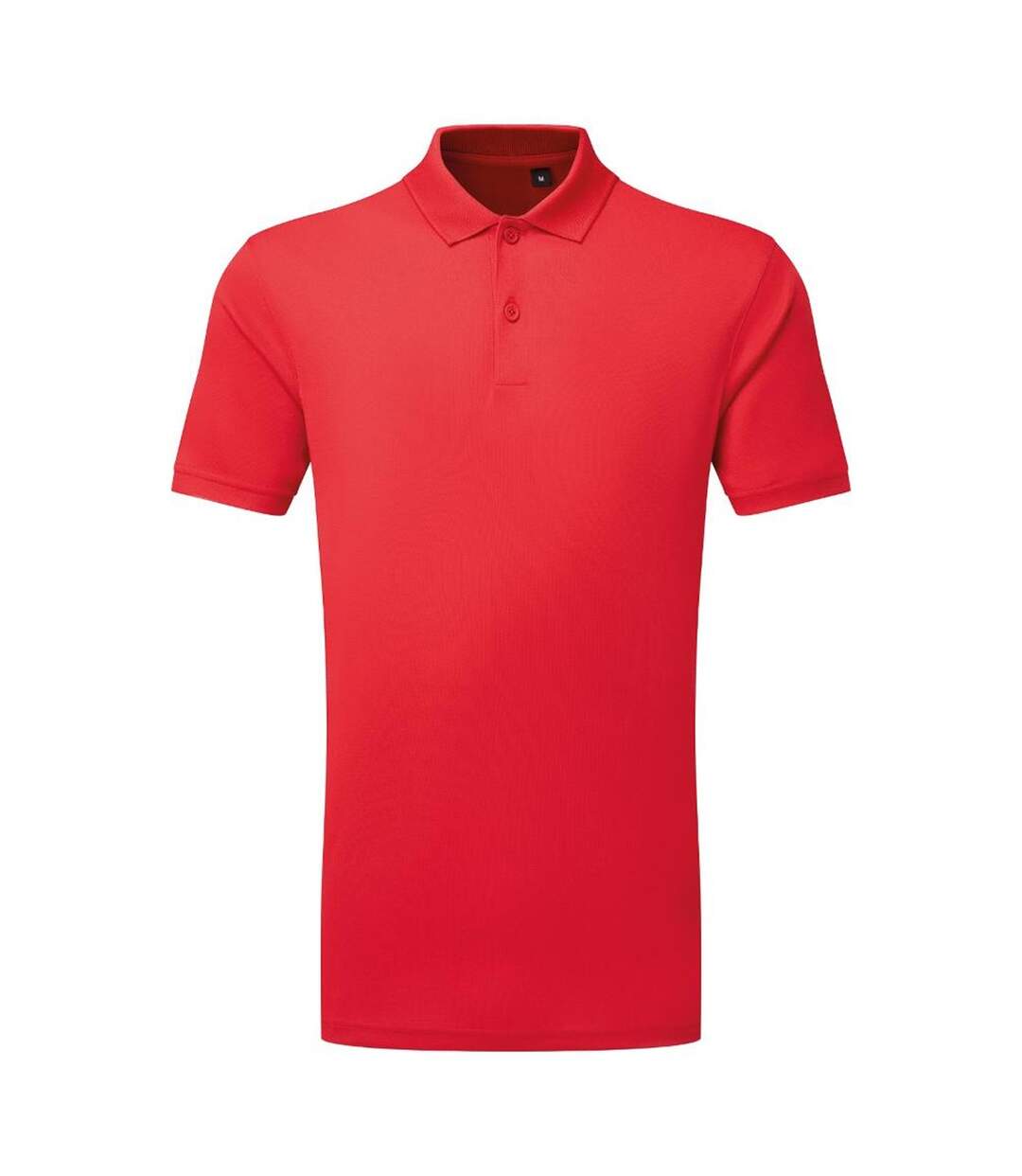 Polo Manches Courtes Motif/style Texturé Homme Rouge Orange TriDri-1