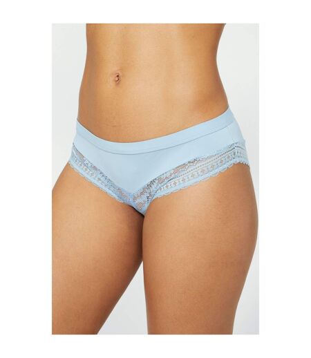Gorgeous Womens/Ladies Lace Recycled Briefs (Dusty Blue) - UTDH3845