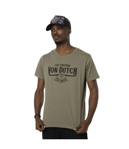 T-shirt homme col rond avec print en coton Orig Vondutch