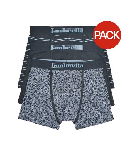 Boxers Motif/style Cachemire Homme Bleu Marine Bleu Lambretta