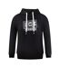 Sweat À Capuche Motif Logo Bloc Homme Noir Ice Iceberg-1