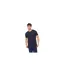 Mens Hemtowns T-shirt Navy Crosshatch-1