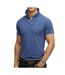 Polo bleu homme superdry classic pique-1