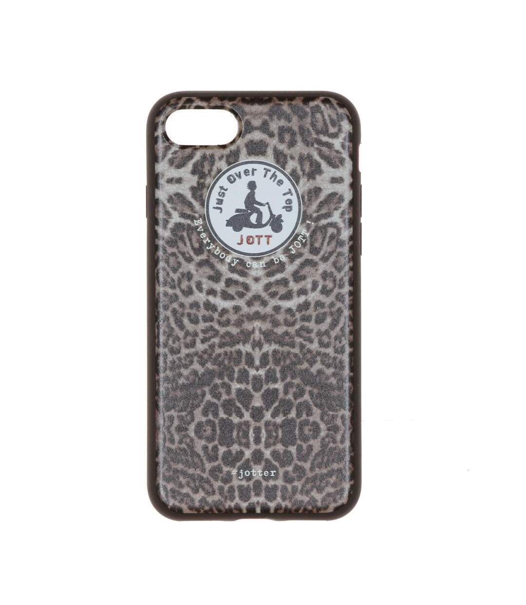 Coque marron iphone 7 jott léopard - taille unique-1