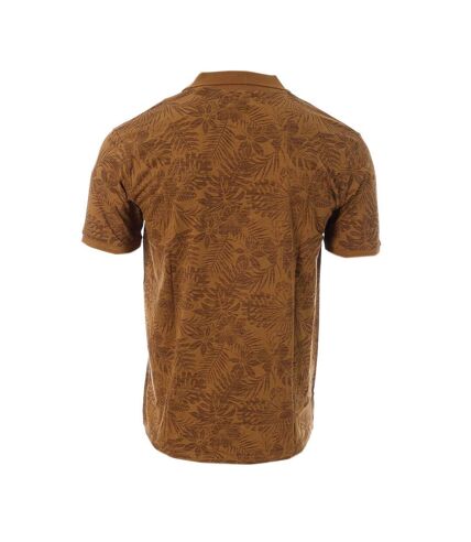 Polo Marron Homme RMS26 Tropical Fondu - 3XL