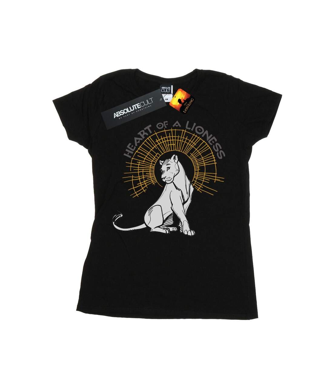 Disney - T-shirt THE LION KING MOVIE HEART OF A LIONESS - Femme (Noir) - UTBI25137-1