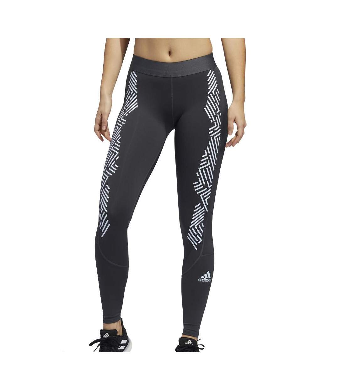 Legging noir femme Adidas ASK GRPHIC L T - XS-1