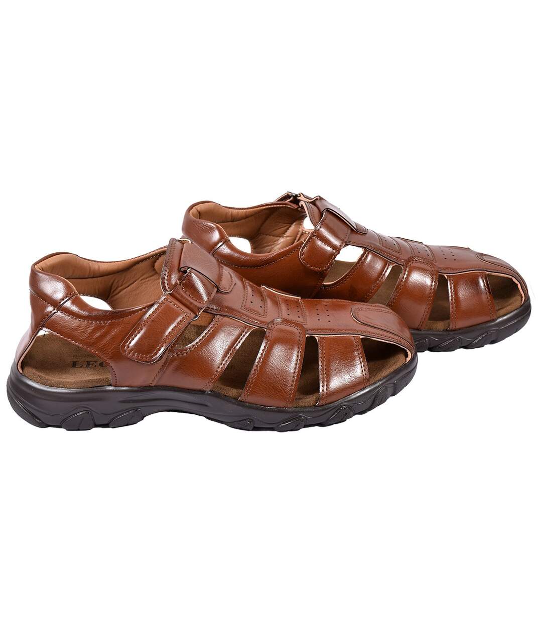 Sandales PREMIUM Scratch XZ2306 BROWN-2