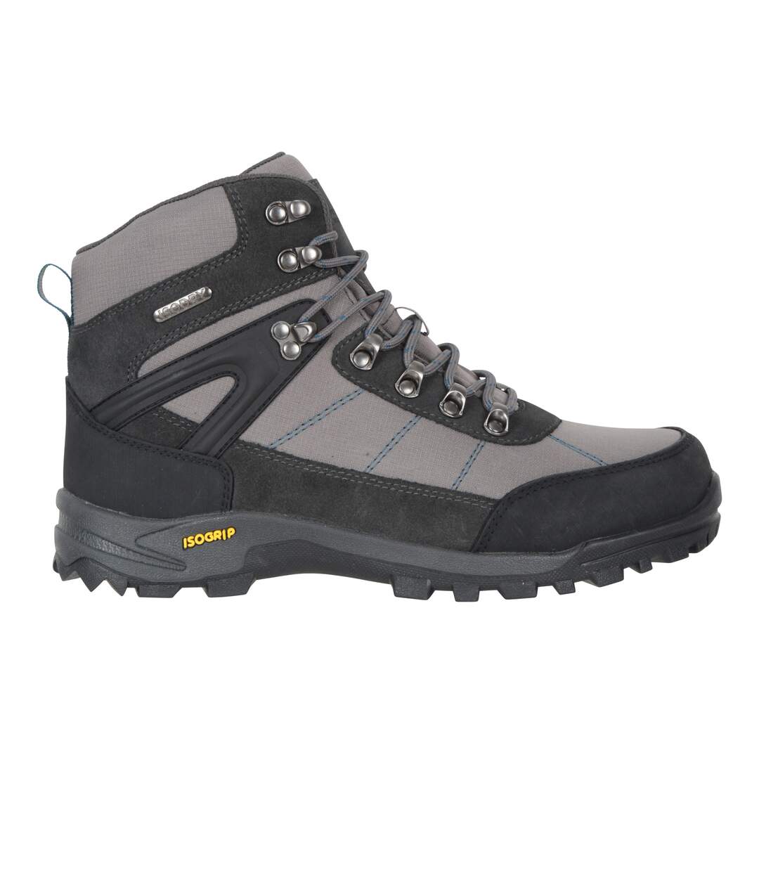 Mens storm extreme suede waterproof hiking boots dark grey Mountain Warehouse-4