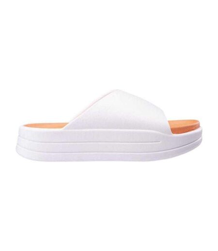 Claquettes Anima Femme Blanc Orange Aquawave