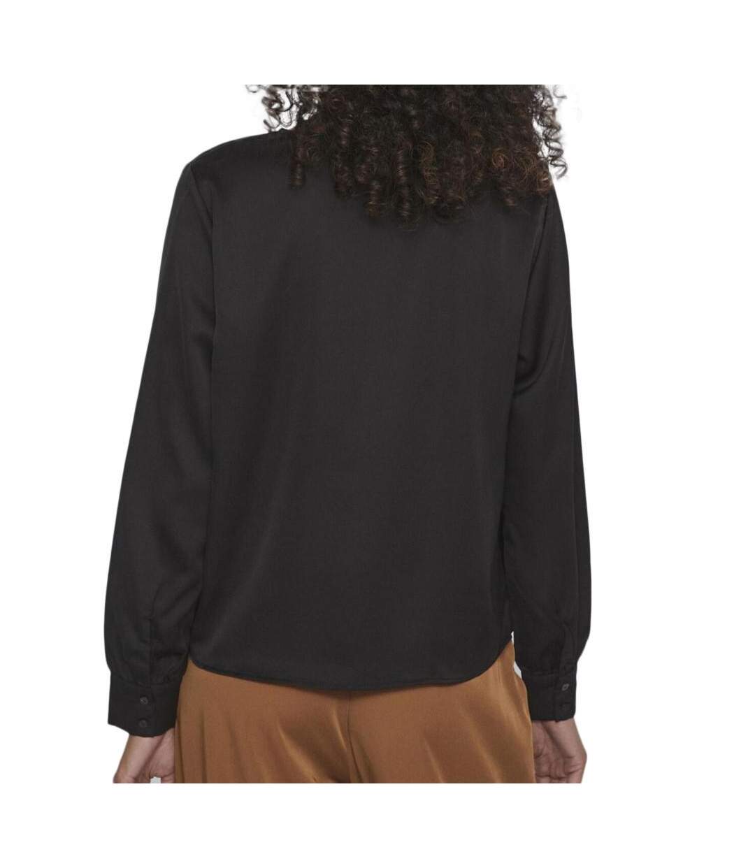 Blouse Noire Femme Vila Viellette - 36