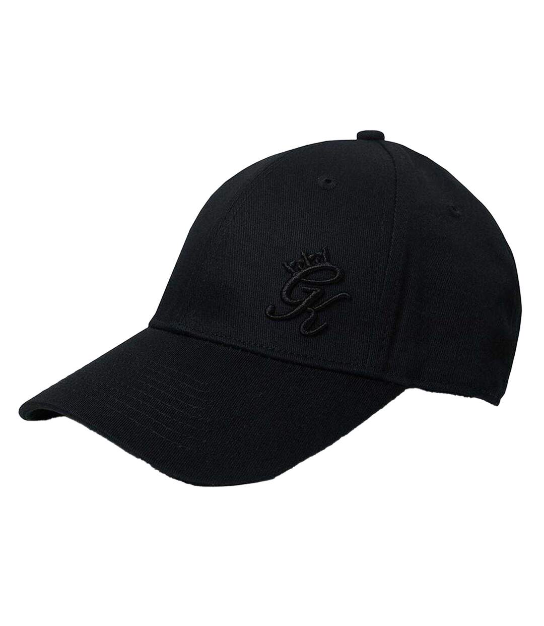 Casquette De Baseball Motif/style Logo Brodé Noir Gym King-1