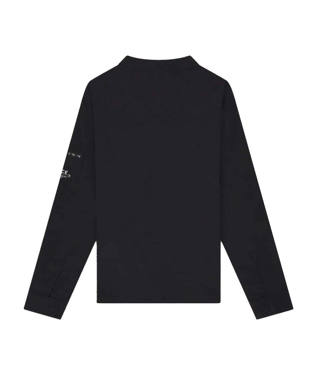 Mens Claytun Overshirt Black Nicce-2