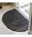 Tapis Demi-Rond Nora 50x80cm Gris-3