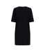 Robe droite noir femme jdy life button-2