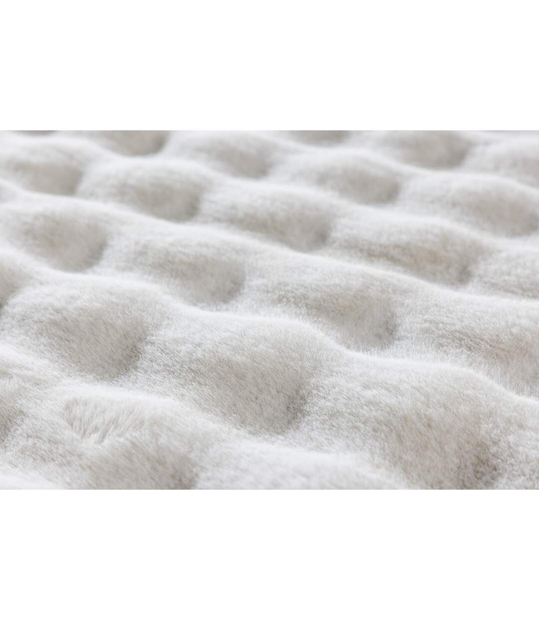Tapis Imitation Fourrure Novis 200x290cm Blanc-5