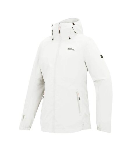 Veste Imperméable À Capuche Hamara Femme Blanc Beige Regatta