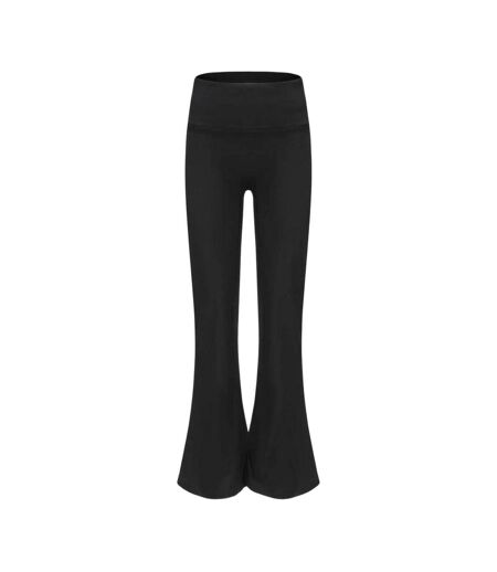 Legging Motif/style Évasé Femme Noir Slazenger
