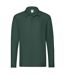 Fruit of the Loom Mens Premium Long-Sleeved Polo Shirt (Forest Green) - UTRW9752
