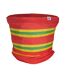 Manchester Striped Snood One Size Red Yellow Fan Originals-1
