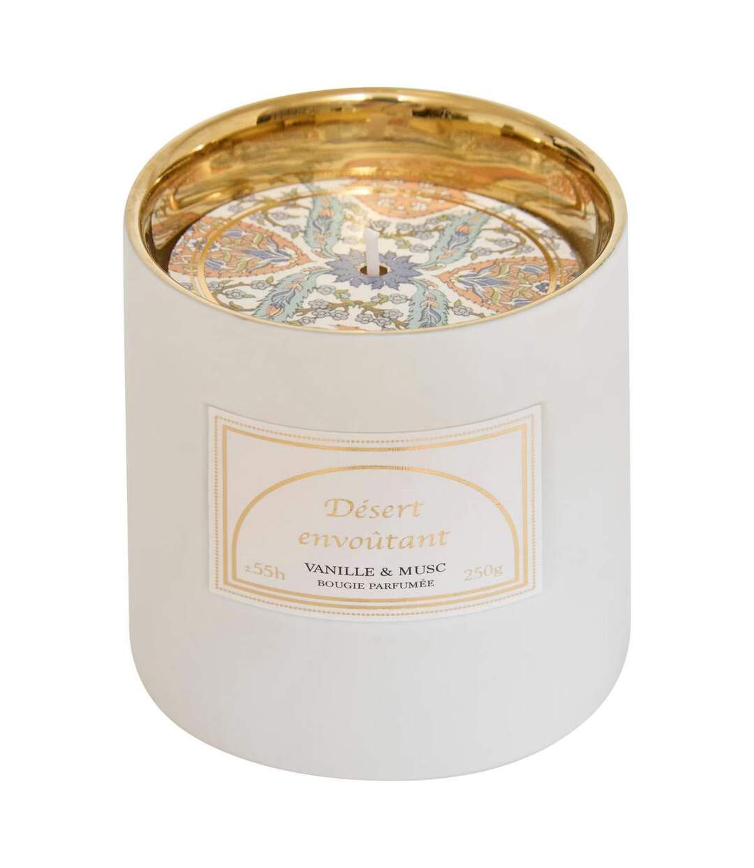 Bougie Parfumée en Céramique Lucia 250g Vanille & Musc-1