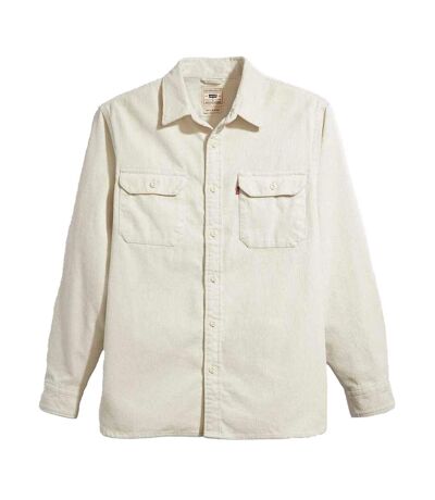Mens Jackson Worker Corduroy Overshirt White Levis