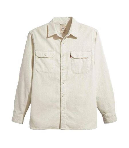 Mens Jackson Worker Corduroy Overshirt White Levis