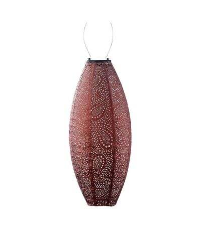 Lanterne solaire Long Oval 20 cm Paisley - Cuivre