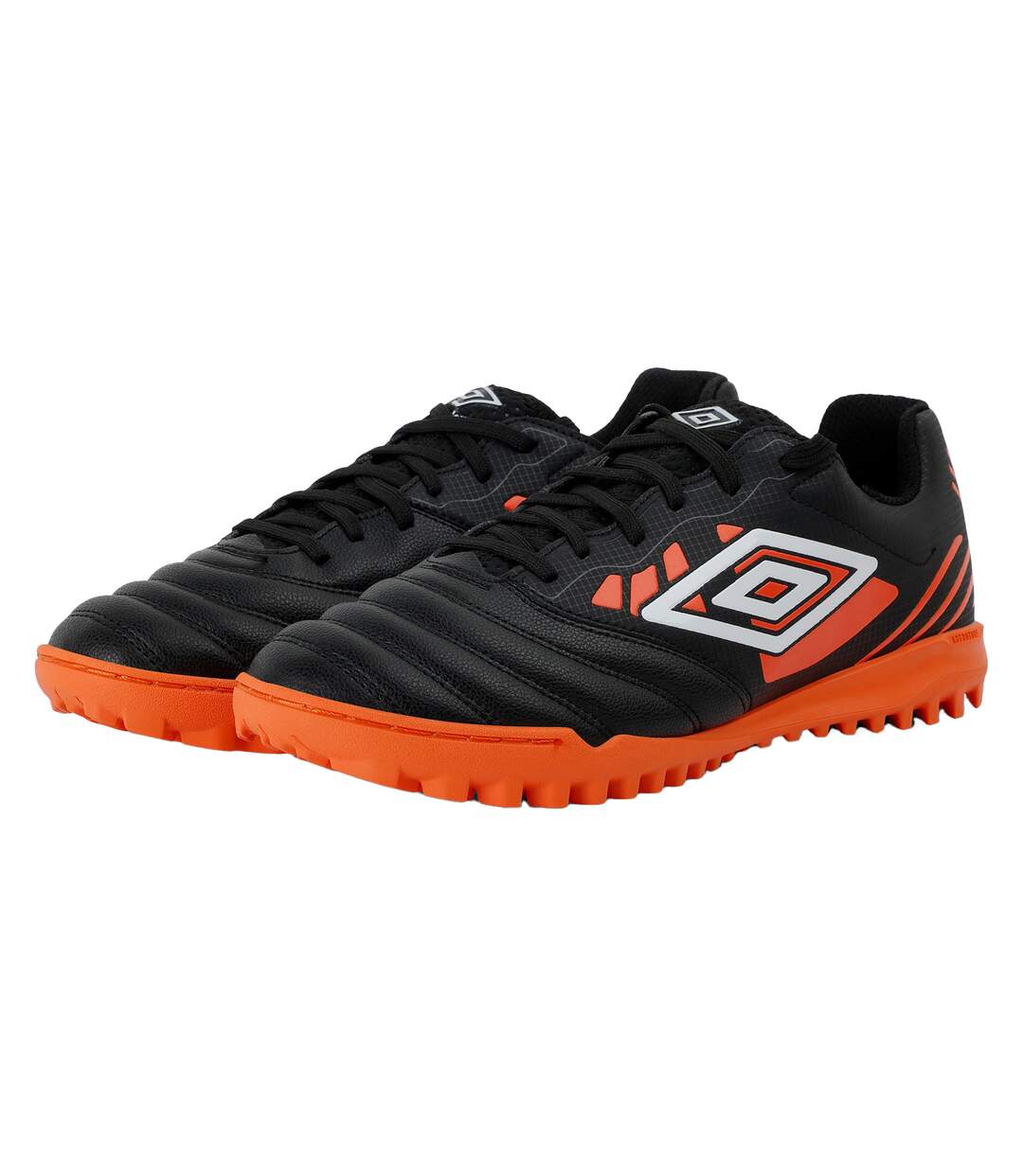 Mens tocco iv club tf football boots black/white/dragon fire Umbro-1