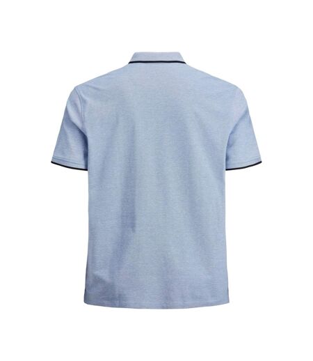 Mens Paulos Pique Plus Polo Shirt Bright Cobalt Jack And Jones