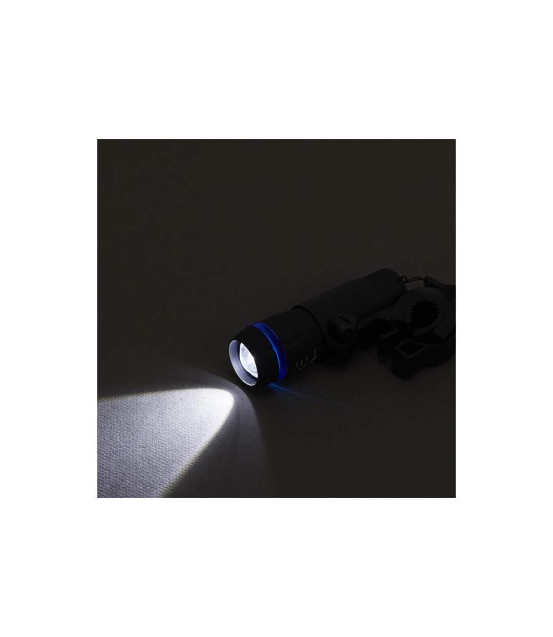 Éclairage Avant LED & Lampe Torche Sport 10cm Noir-5