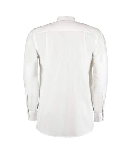 Kustom Kit Chemise à manches longues Workforce pour hommes (Blanc) - UTRW10047
