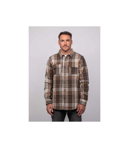 Surchemise manches longues carreaux ZACAREU