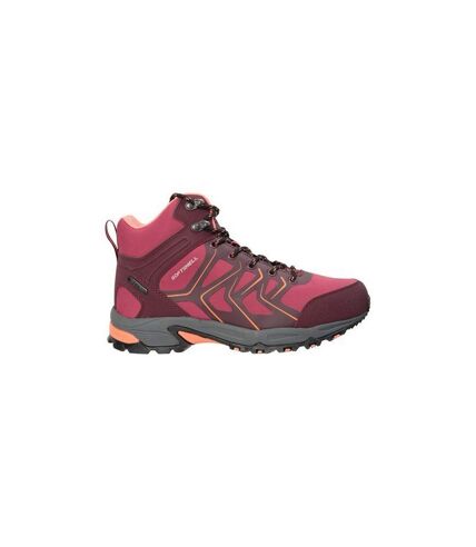 Mountain Warehouse Womens/Ladies Shadow Softshell Walking Boots (Berry) - UTMW267
