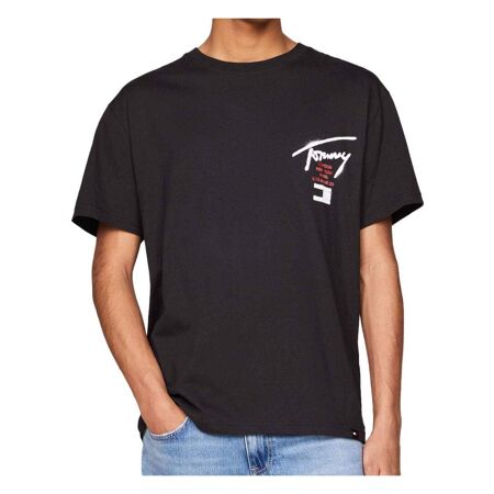 T-shirt Noir Homme Tommy Hilfiger Graffiti - L