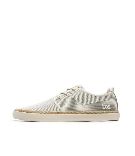 Baskets en toile beige/marine homme tbs rukkwai