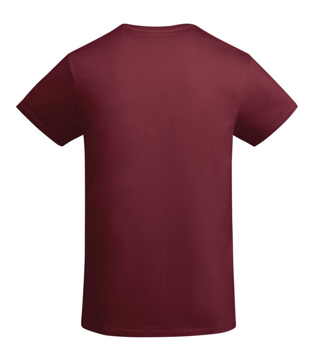 Mens breda plain t-shirt garnet Roly