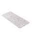 Tapis de Bain Imprimé Leandra 50x120cm Gris-4