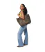 Tote Bag Motif/style Imprimé Léopard Taille Unique Noir Marron Bagbase-4