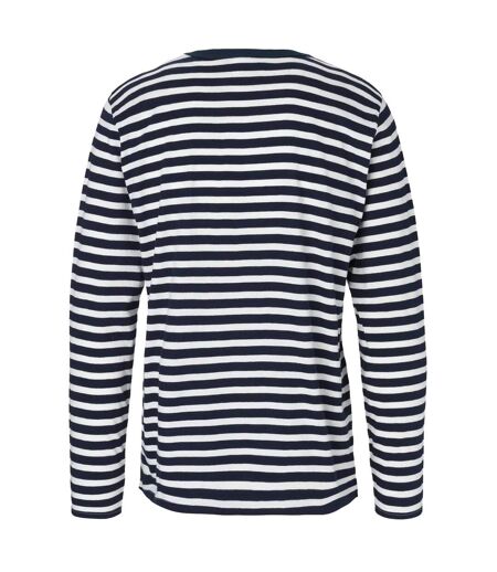 T-shirt Homme Blanc Bleu Marine Neutral