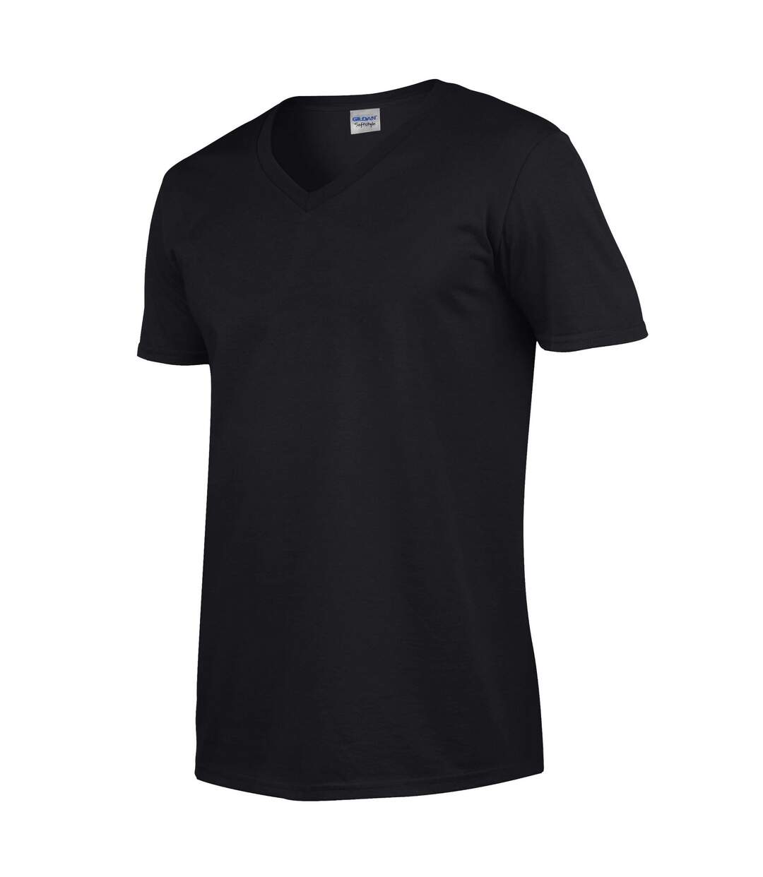 T-shirt softstyle adulte noir Gildan-3